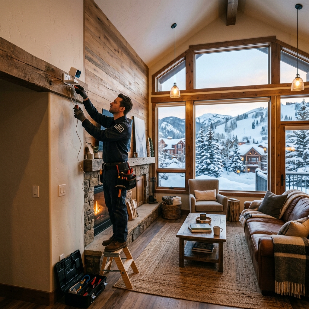 Strategic Camera Installation for Ski Condos & Townhomes with Tight Spaces